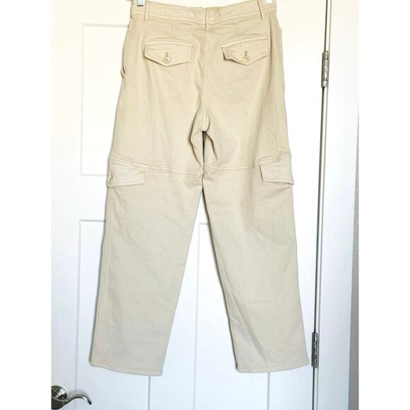 Aritzia Wilfred Free Women's Maeve Cargo Pants Beige Size 6 - Picture 3 of 8